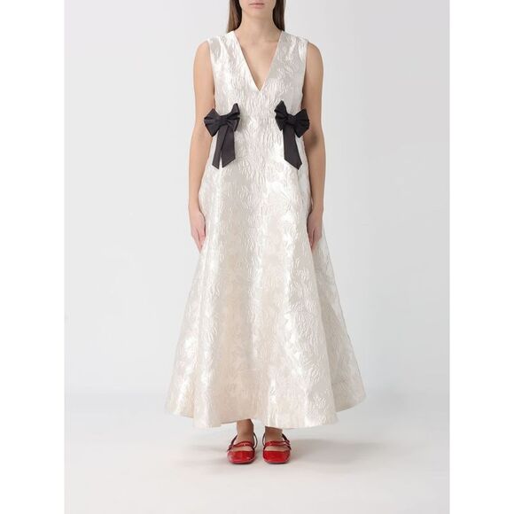 Ganni Dress Woman Gold